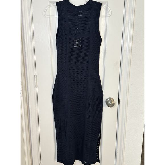 Worthington Women's Sleeveless Midi Sweater Dress Size XS Navy Blue NWT‎ - Picture 7 of 16